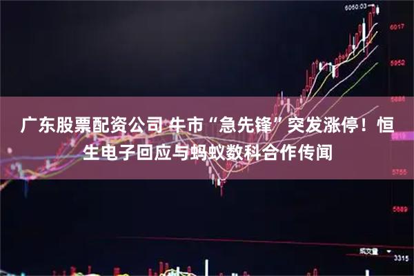 广东股票配资公司 牛市“急先锋”突发涨停！恒生电子回应与蚂蚁数科合作传闻