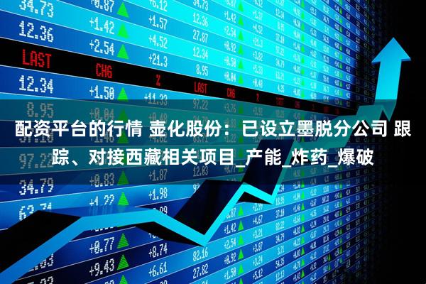 配资平台的行情 壶化股份：已设立墨脱分公司 跟踪、对接西藏相关项目_产能_炸药_爆破
